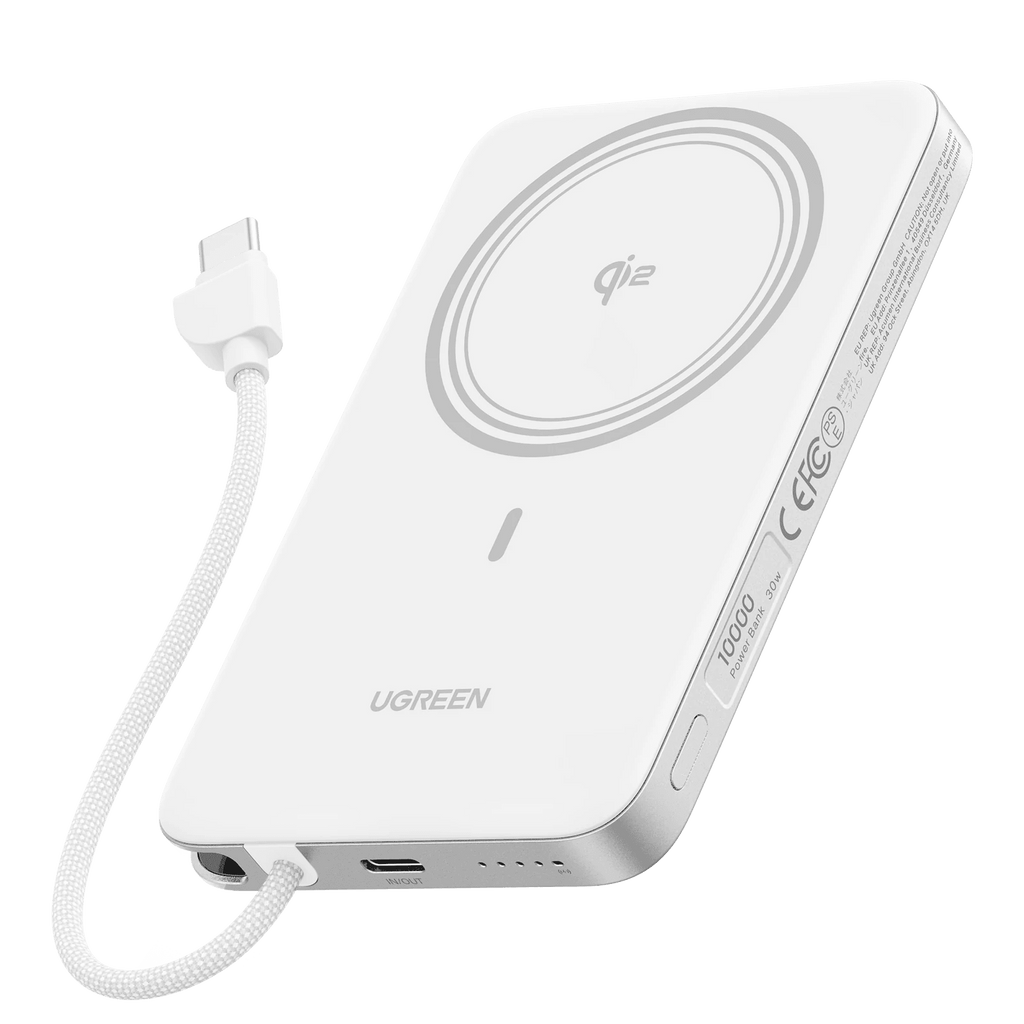 UGREEN MagFlow Air Magnetic Power Bank (10000mAh, Qi2 15W)
