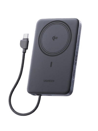 UGREEN MagFlow Air Magnetic Power Bank (10000mAh, Qi2 15W)