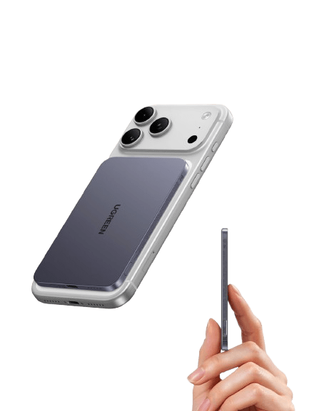 UGREEN MagFlow Air Magnetic Power Bank (5000mAh, Qi2 15W)