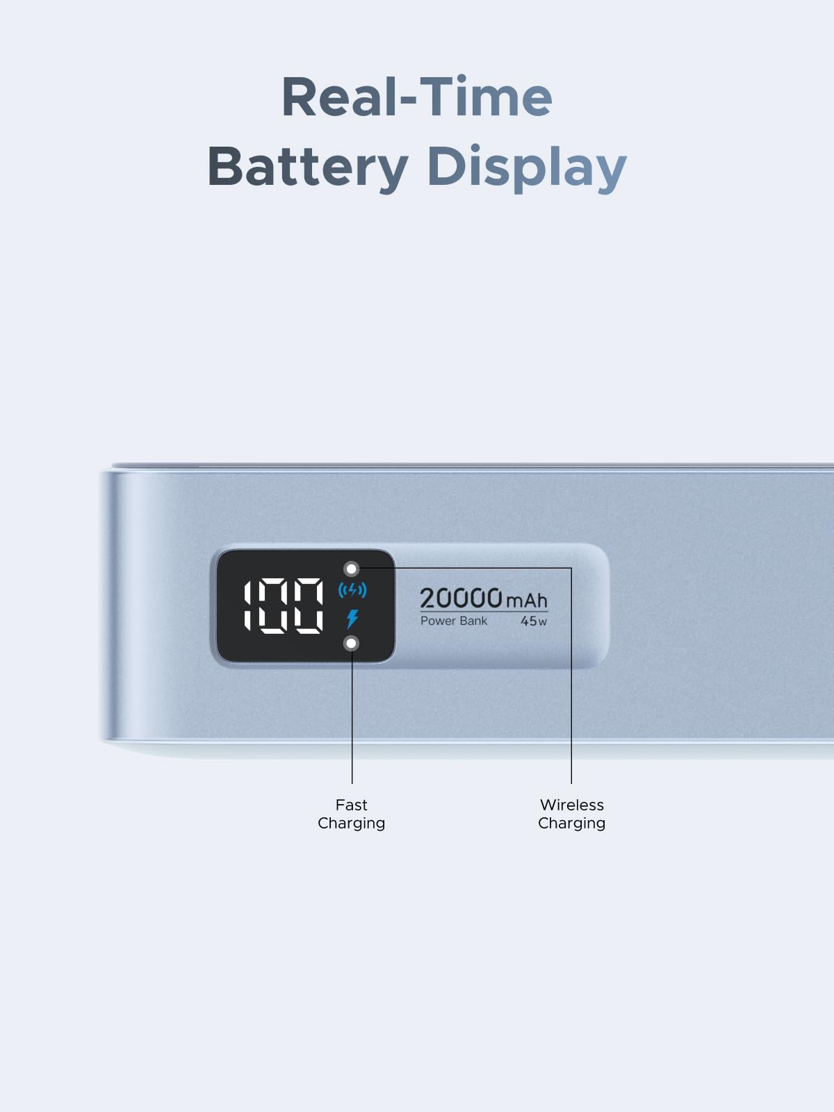 UGREEN MagFlow 20000mAh Magnetic Charger Power Bank 45W Charging