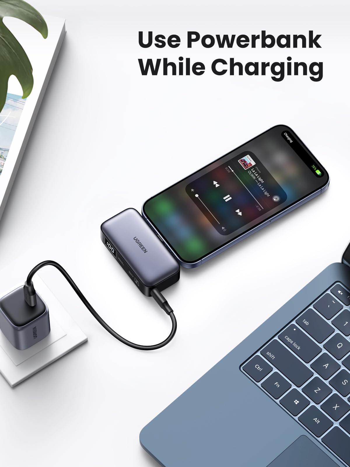 UGREEN 5000mAh USB-C Power Bank with Cable – UGREEN US