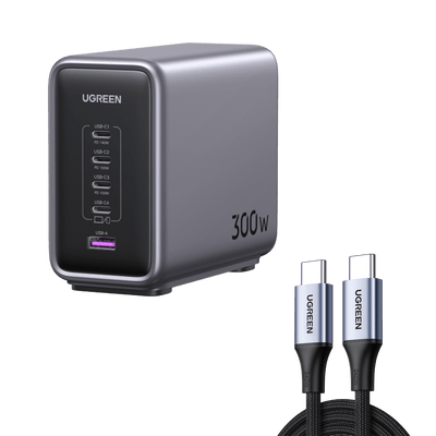 (Bundle) Nexode 300W Charger + 240W USB-C Cable