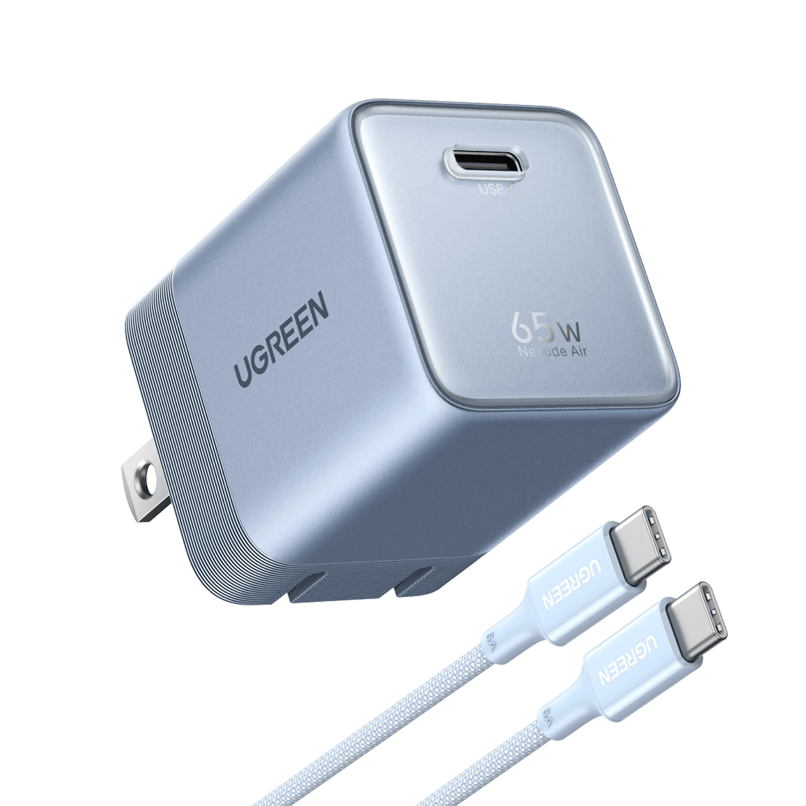 UGREEN Nexode Air USB-C Charger (65W, GaN, Foldable Plug)