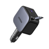 UGREEN Nexode Car Charger 145W with Retractable USB-C Cable