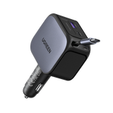 UGREEN Nexode Car Charger 145W with Retractable USB-C Cable