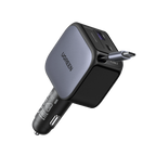 UGREEN Nexode Car Charger 60W with Retractable USB-C Cable
