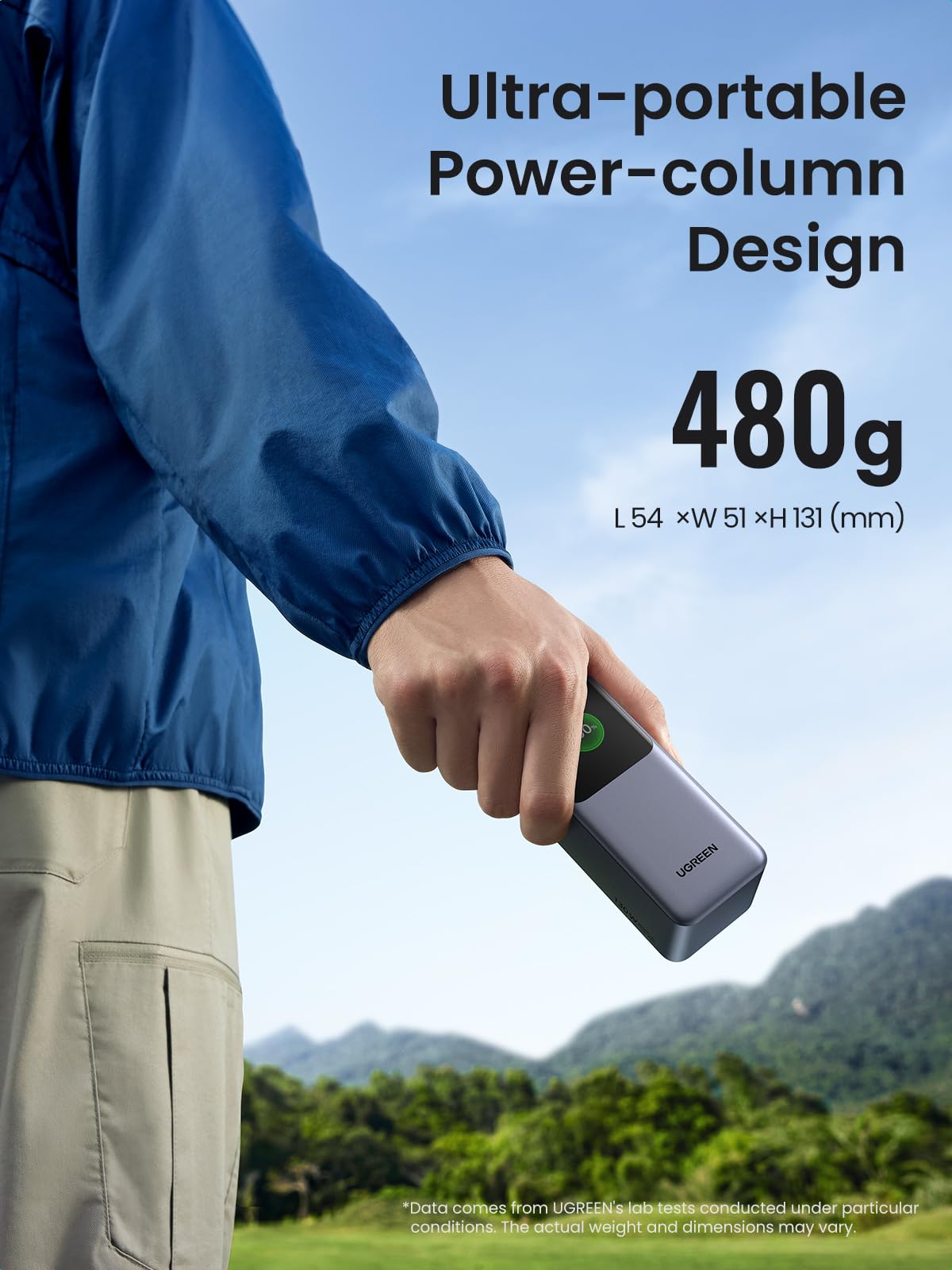 UGREEN 130W Power Bank 20000mAh - Fast Charging for Laptops