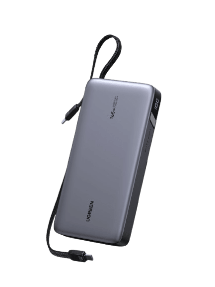 UGREEN Nexode Power Bank (25,000mAh, 165W, Built-in Cables)