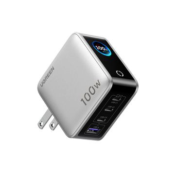 UGREEN Nexode Pro 100W 4-Port GaN Charger with Smart Display