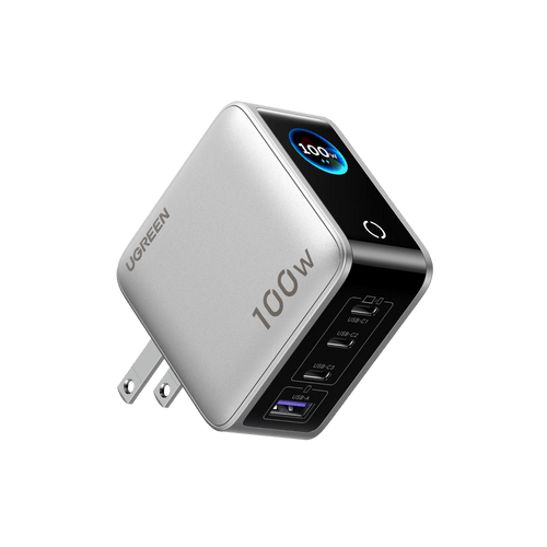 UGREEN Nexode Pro 100W 4-Port GaN Charger with Smart Display