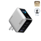UGREEN Nexode Pro 100W 4-Port GaN Charger with Smart Display