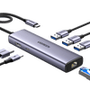 UGREEN Revodok 6 in 1 USB C Hub Gigabit Ethernet Adapter with 4K HDMI