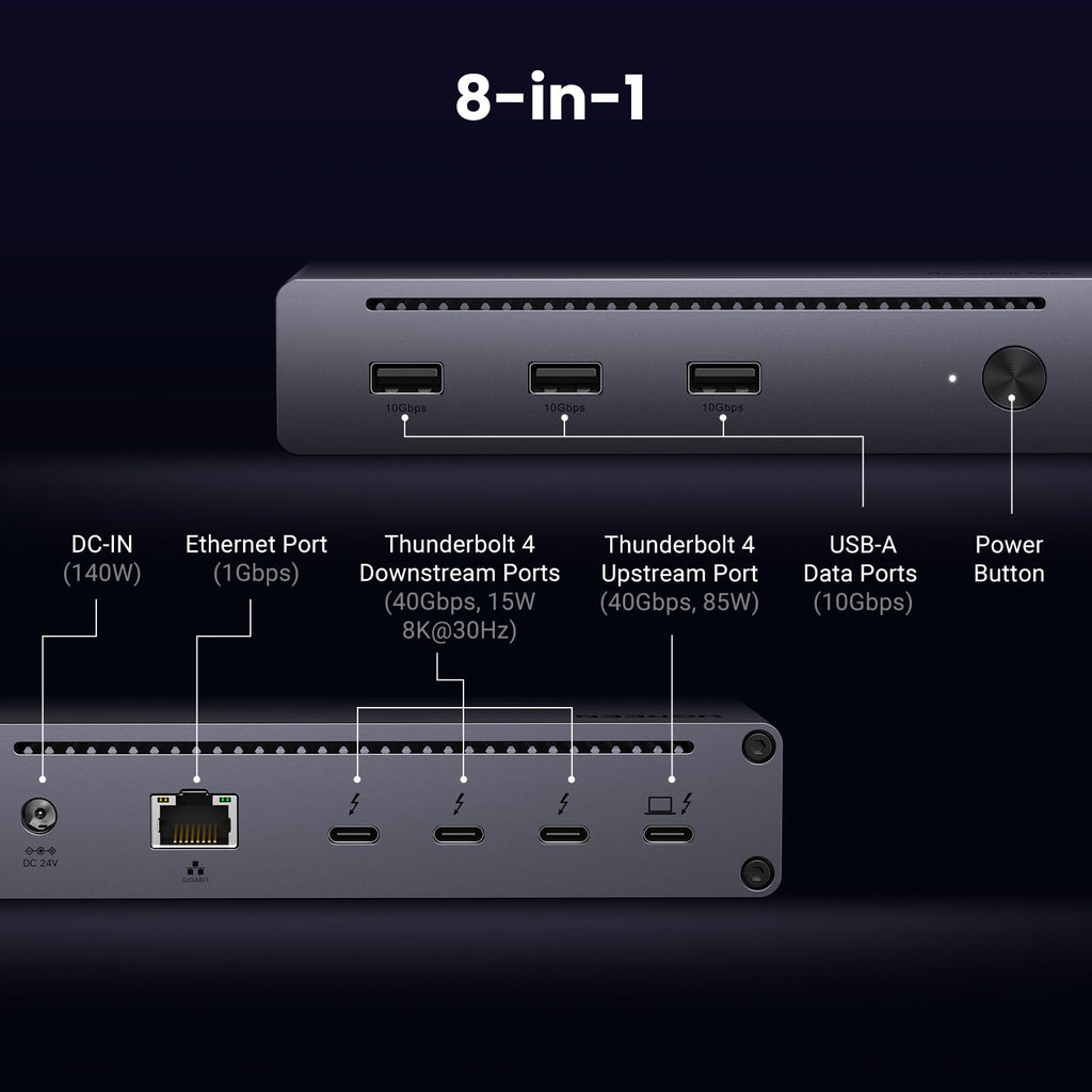 UGREEN Revodok Max  8-in-1  Docking Station