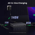 UGREEN Revodok Max  8-in-1 Thunderbolt 4 Docking Station - All-in-one charging