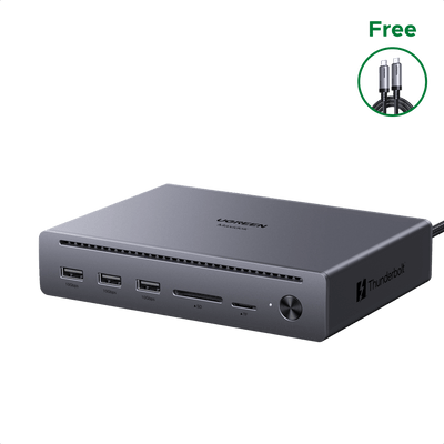 UGREEN Revodok Maxidok 10-in-1 Thunderbolt™ 5 Docking Station with Gigabit Ethernet – Dual 6K/8K Display for Mac & Windows