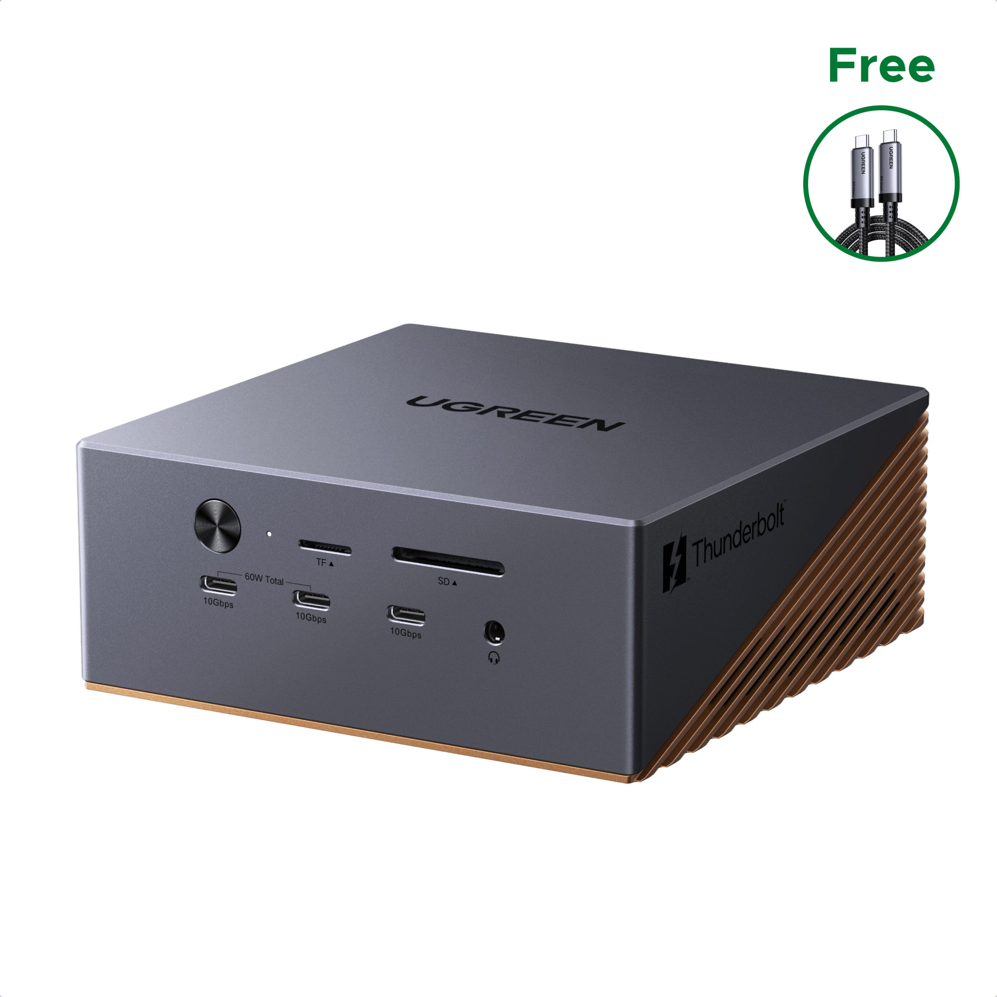 UGREEN Revodok Maxidok 17-in-1 Thunderbolt™ 5 Docking Station – 8TB, Dual 6K/8K Display for Mac & Windows