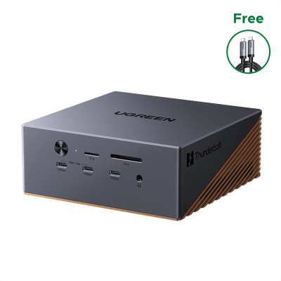 UGREEN Revodok Maxidok 17-in-1 Thunderbolt™ 5 Docking Station – 8TB, Dual 6K/8K Display for Mac & Windows