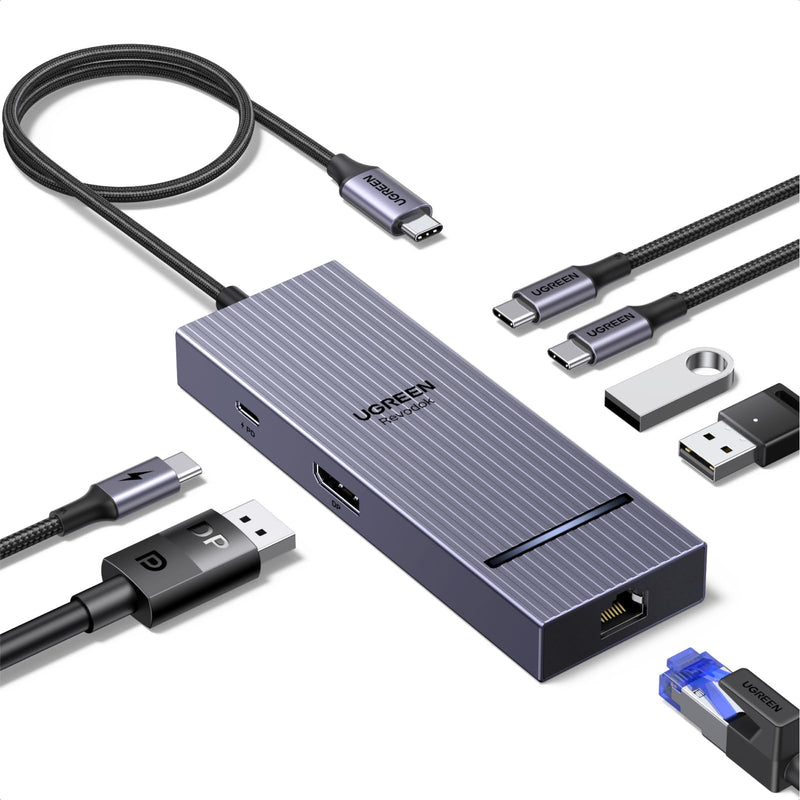 UGREEN Revodok Pro USB-C Hub (7-in-1,  4K60Hz, 100W PD)