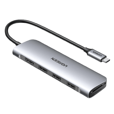 UGREEN Revodok USB C Hub 6 in 1 USB C Dongle 4K HDMI