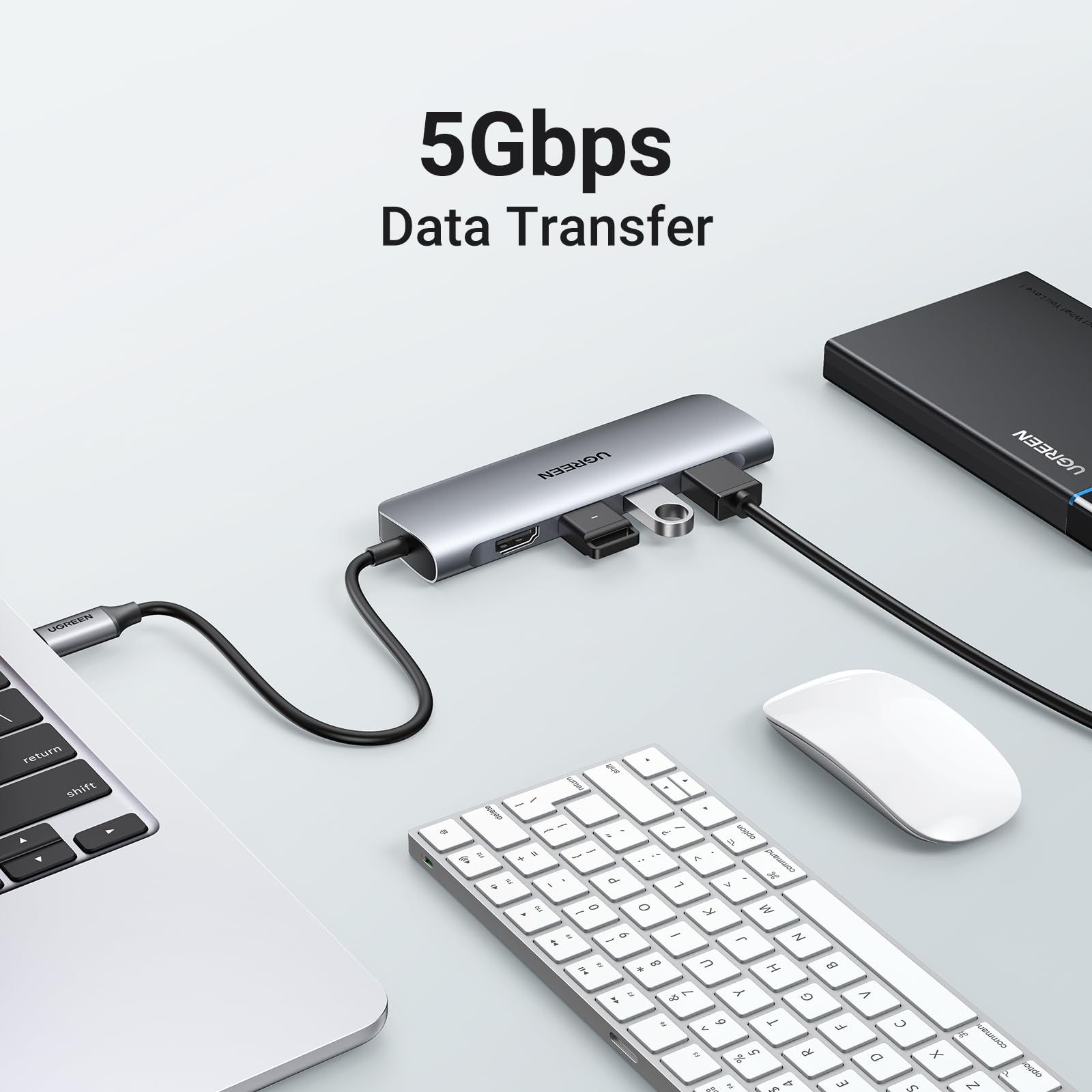 UGREEN Revodok USB C Hub - Thumbnail 4