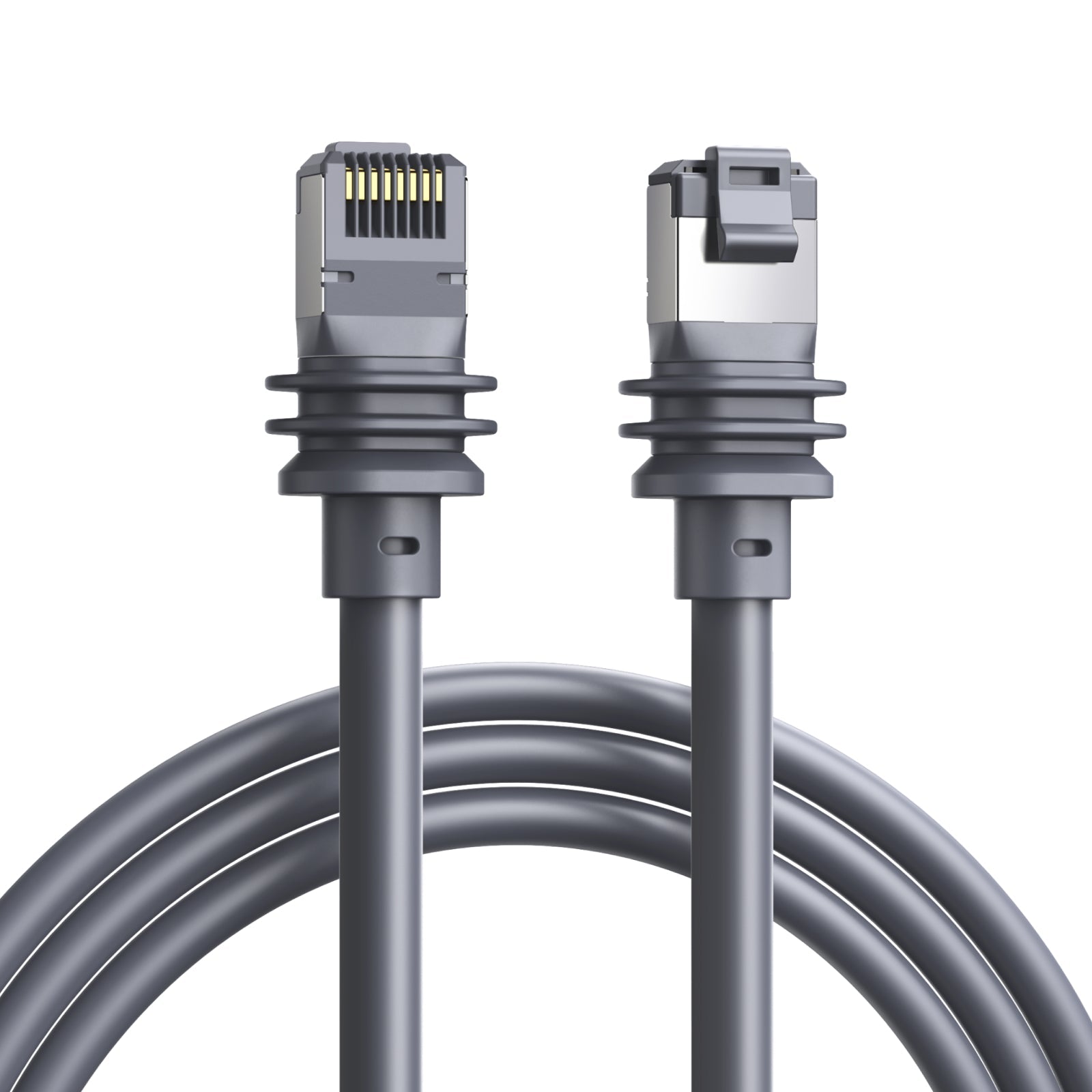 UGREEN Starlink Cable 150FT, Compatible with Starlink Standard Generation 3/ Mini, Cat 6 5Gbps 250MHz High Speed, IP67 Waterproof, 26AWG, UL CMX/CMR/EU CPR Standards, Durable, Grey