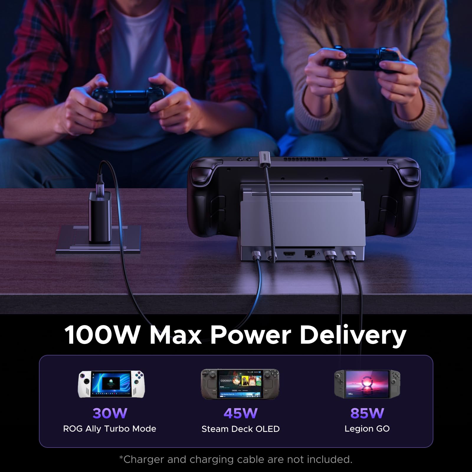 UGREEN Steam Deck Docking Station (6-in-1, 4K@120Hz, 100W PD