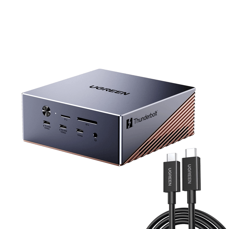 UGREEN Thunderbolt 5 Dock + 80Gbps Cable Bundle