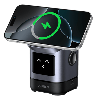 UGREEN Uno 2-in-1 Magnetic Wireless Charger 15W