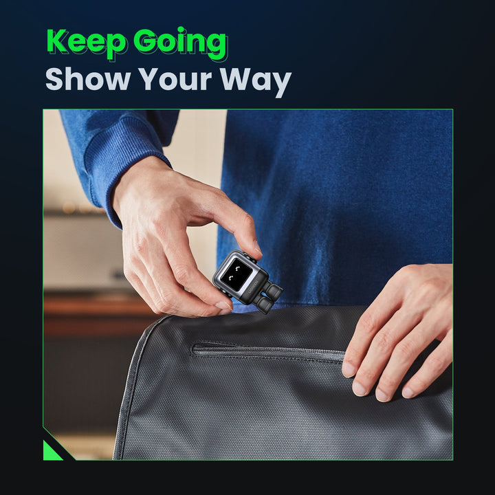 Take the compact UNO 30W iPhone charger with you on your travels!