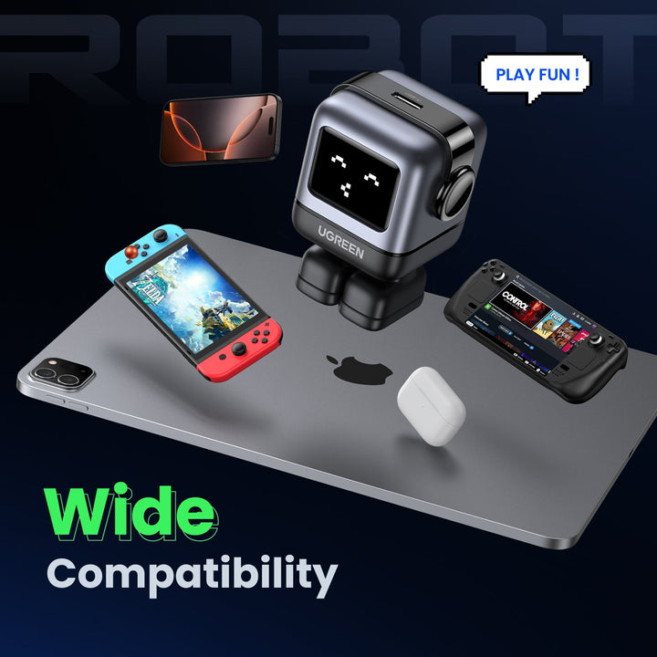 uno 30W iphone charger support game console, headset, iphone and other devices charging