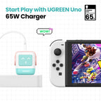 UGREEN Uno Charger 65W  (Cyan)