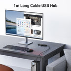 UGREEN USB 3.0 Hub, 4 Ports USB A Splitter Ultra-Slim USB Expander, 3.3 ft