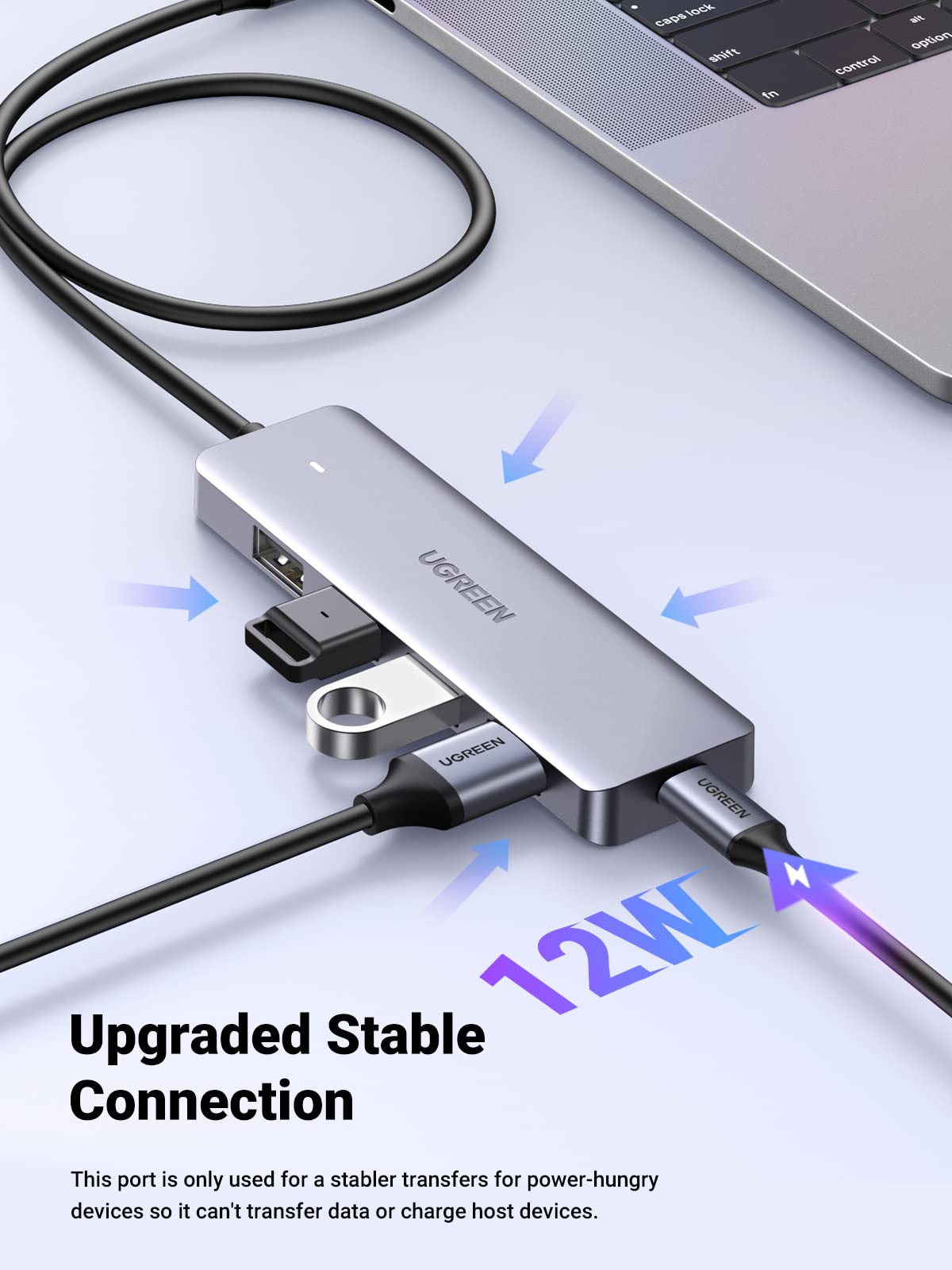 UGREEN USB C Hub 4 Ports, USB C to USB Hub