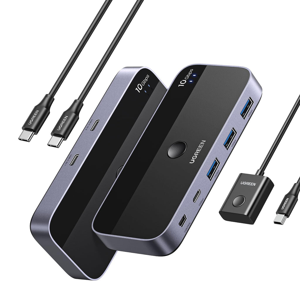 3 Way Usbc Switch UGREEN USB C Switch - 2-Port, 4 x USB 3.2, 10Gbps Data