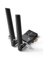 UGREEN WiFi 7 BE6500 PCIe WiFi Card, Bluetooth 5.4, IEEE 802.11ax/be, 6G 2882Mbps/5G 2882Mbps/2.4G 688Mbps Tri Band, MLO Technology, Flexible Dual 6dBi High Gain Antenna, WPA3, Support Windows 11 Only