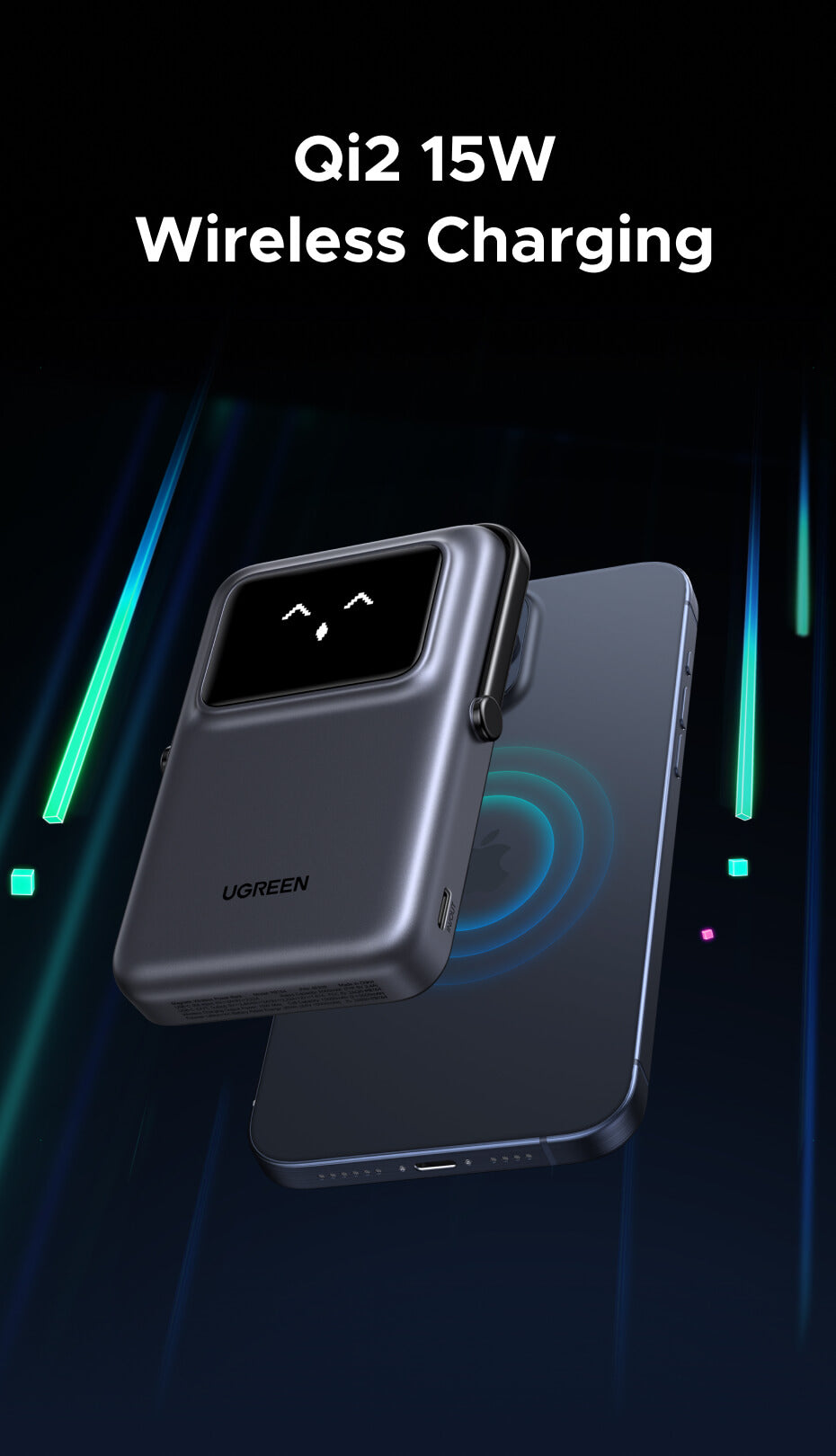 The UGREEN UNO Series includes a 100W fast charging UGREEN Charger, a Qi2 15W UGREEN Power Bank, and more!