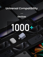 UGREEN nexode pro 65w iphone charger with over 1000 devices. 