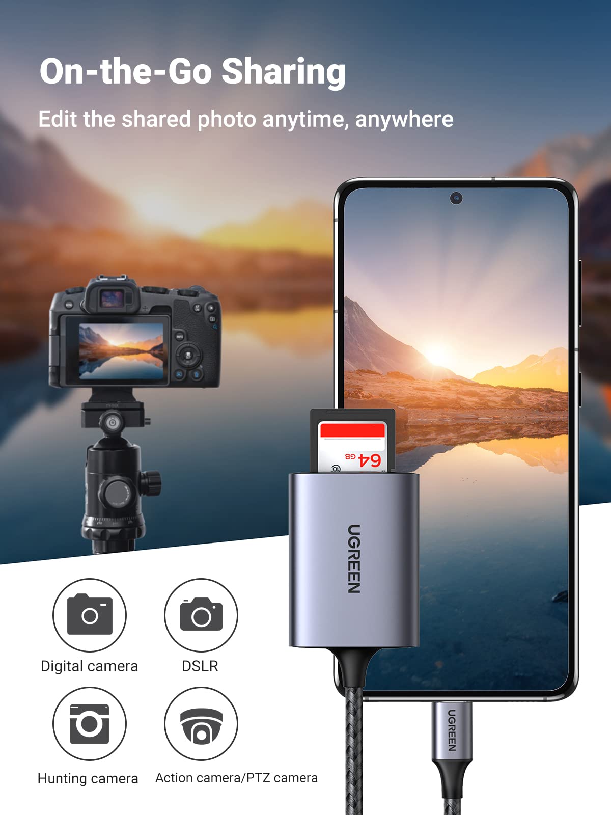 UGREEN USB C SD Card Reader - Thumbnail 4