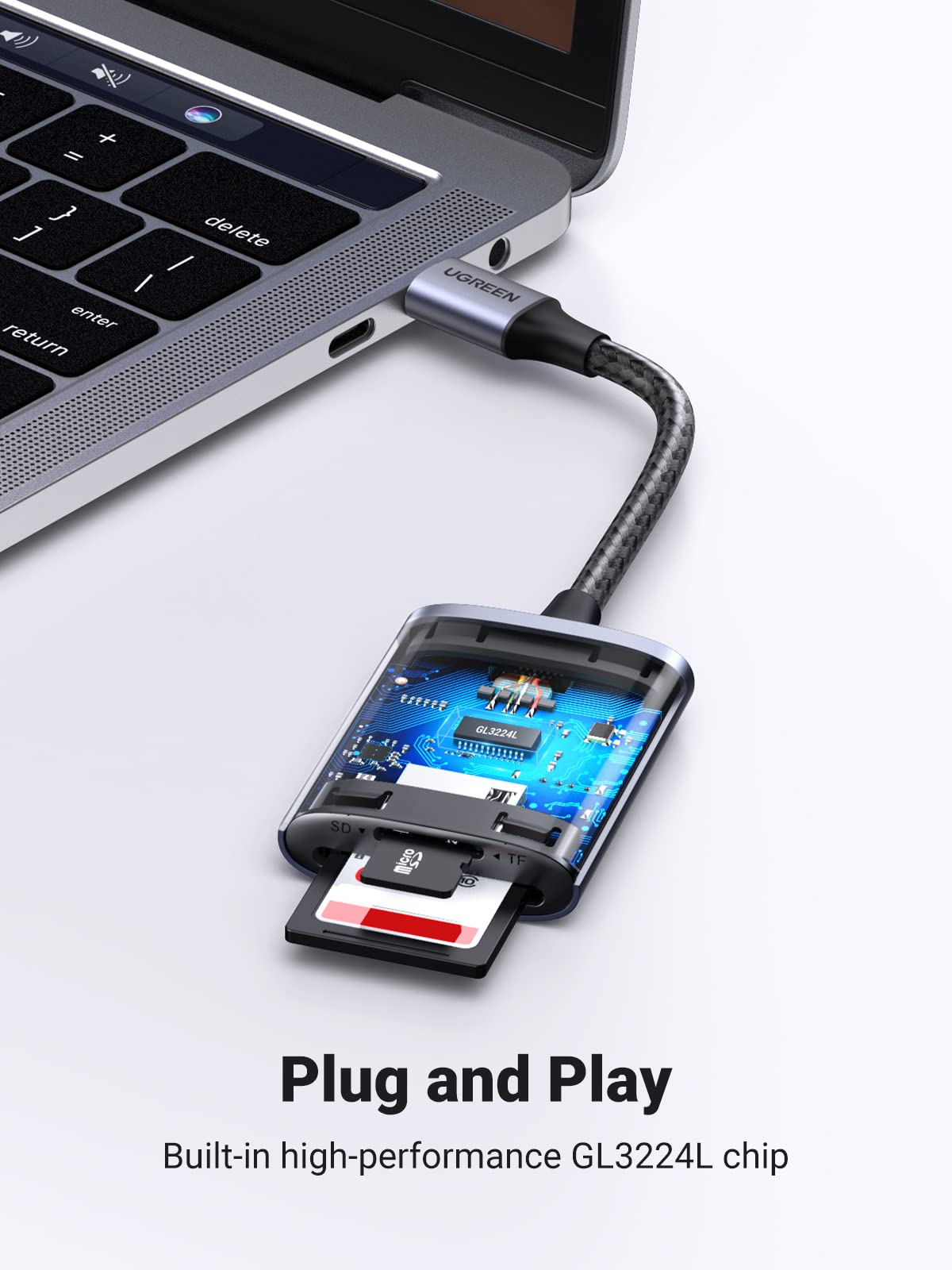 UGREEN USB C SD Card Reader - Thumbnail 2