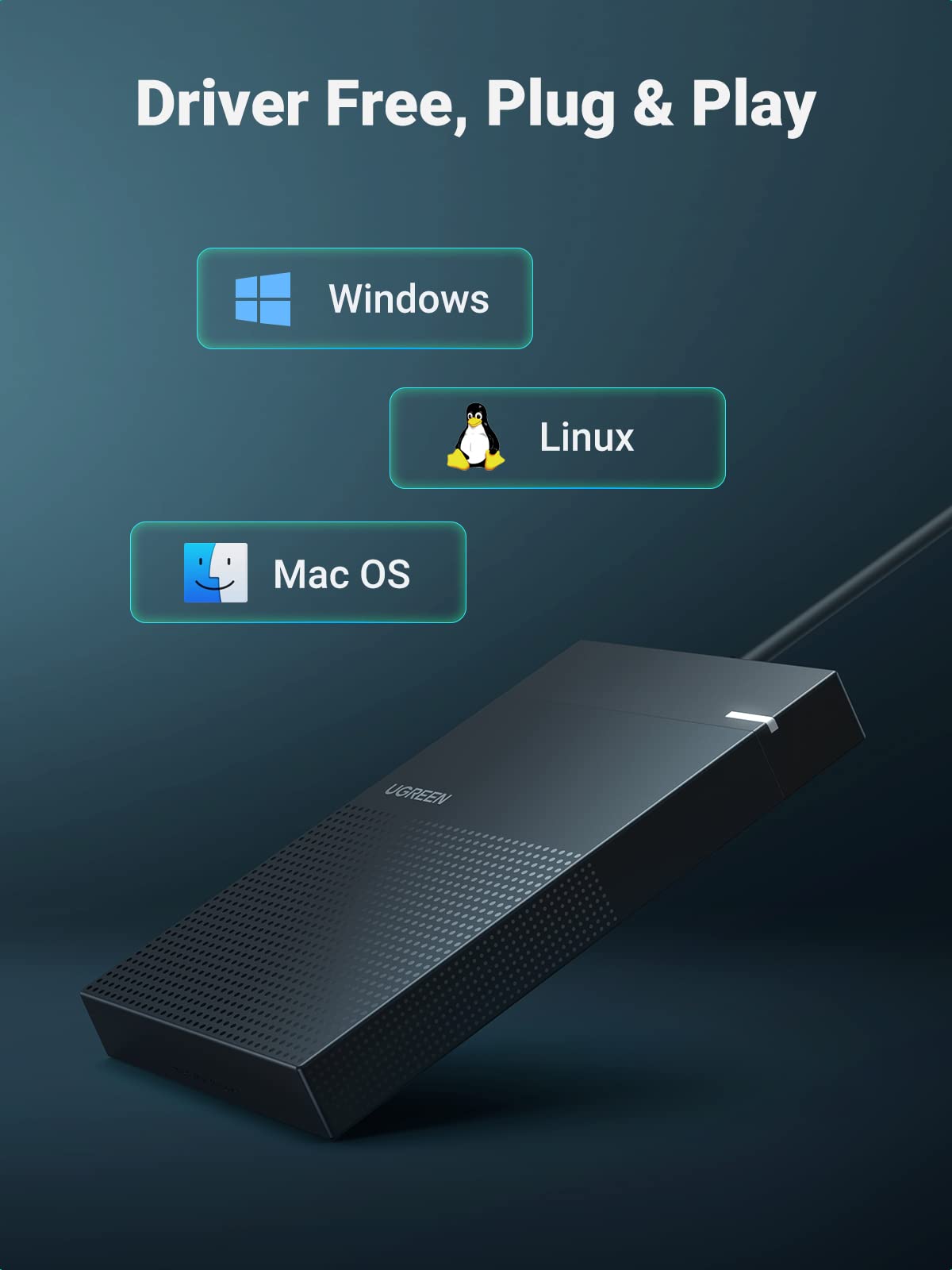 UGREEN 2.5 Inch USB Hard Drive Enclosure