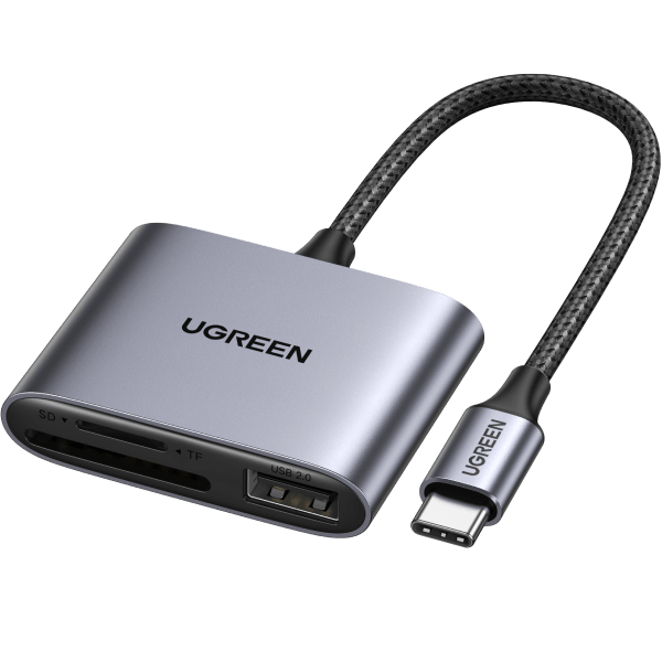 UGREEN 3-in-1 USB C SD Card Reader