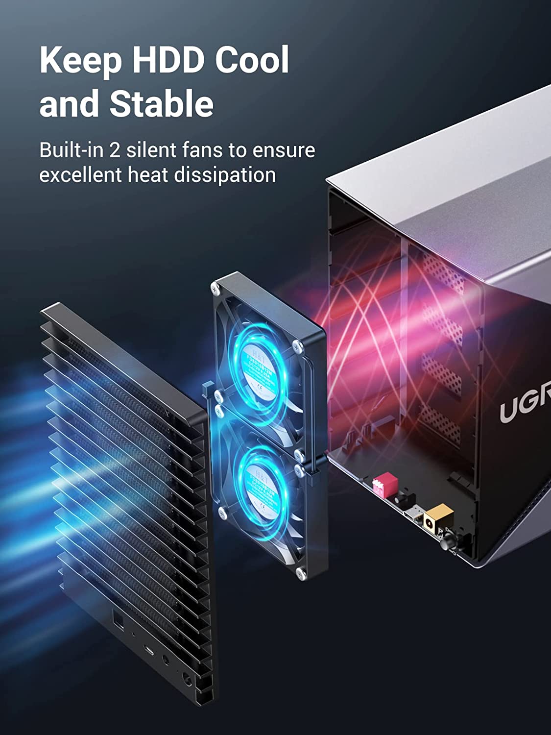 Ugreen 5 Bay RAID Enclosure USB-C to SATA HDD SSD | UGREEN US