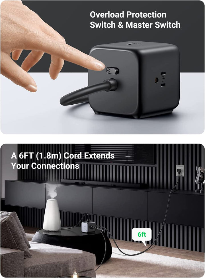 Ugreen 65W USB C GaN Charging Station-7 Ports Desktop Charger