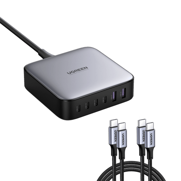 UGREEN Nexode 200W USB-C Desktop Charger Bundle