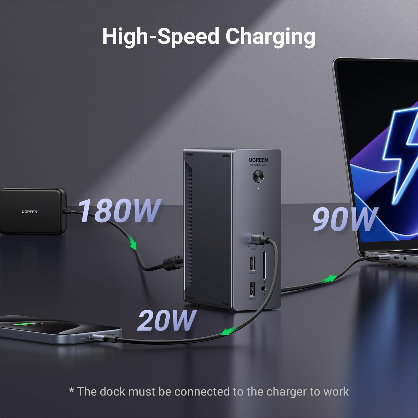 UGREEN Revodok Max213 ドッキングステーション UGREEN Revodok Max 213 Thunderbolt 13-in-1 Docking Station | UGREEN US