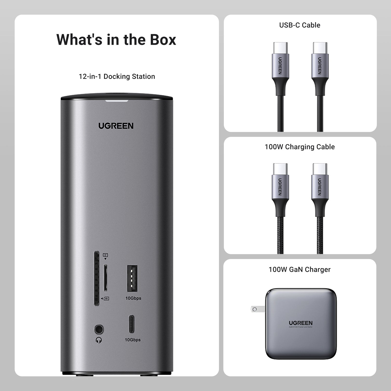 UGREEN Revodok Pro 312 12-in-1 4k HDMI Universal Docking Station