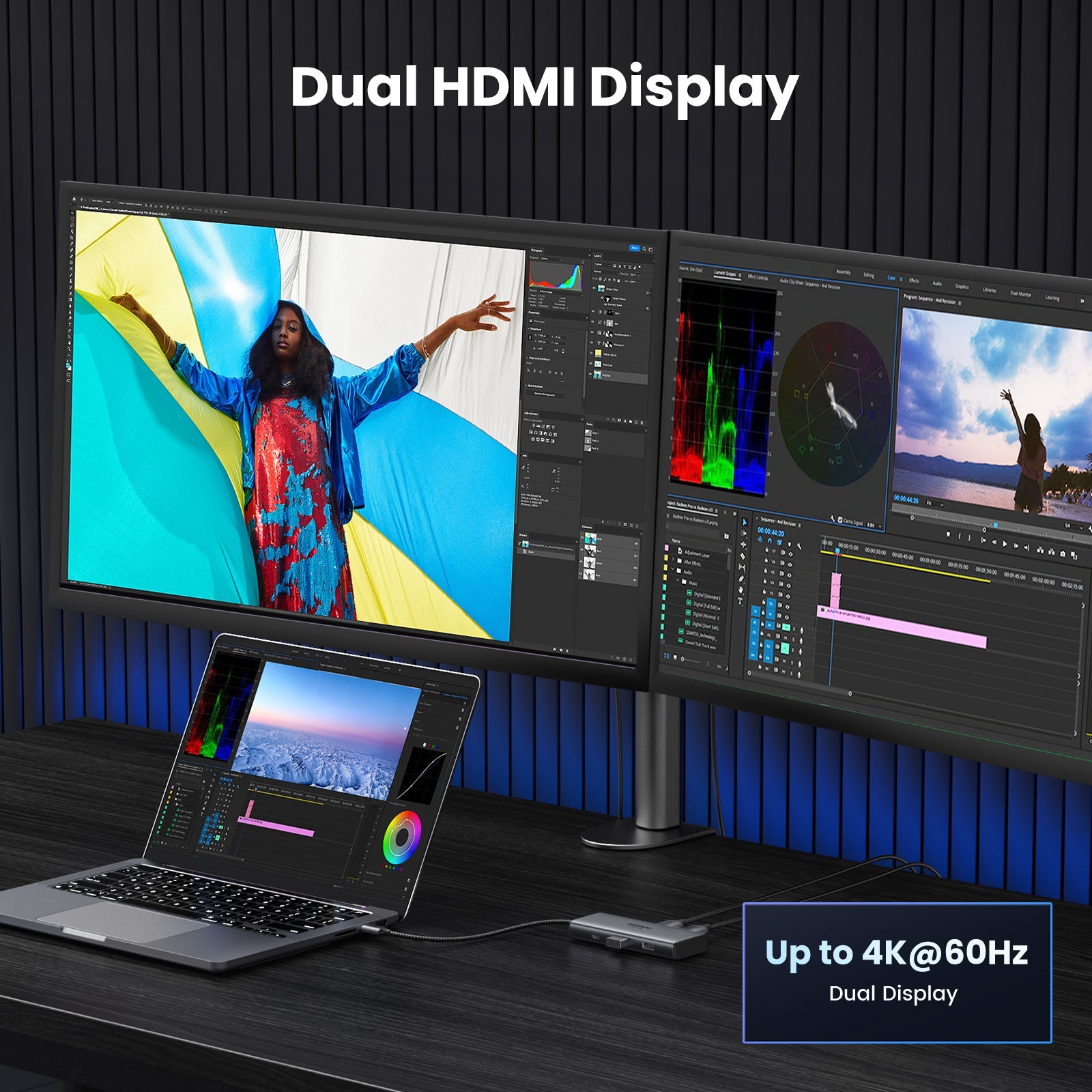 UGREEN Revodok 206 6 in 1 USB-C Hub