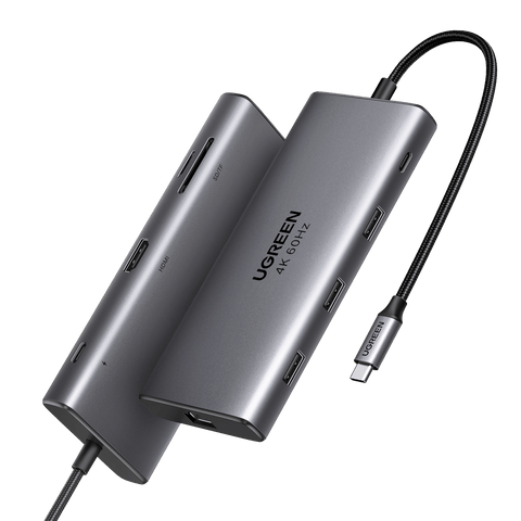9-in-1 USB-C Hub - Revodok Pro Multi-Port Adapter for Laptops