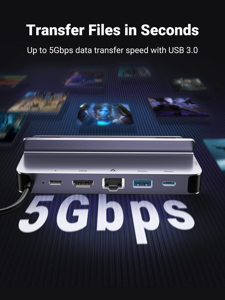 Ugreen Steam Deck Dock, USB C Docking Station