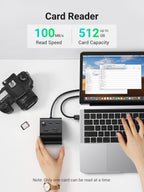 Ugreen USB 3.0 Hub Card Reader with Phone Stand